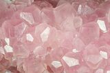 Cobaltoan Calcite Crystal Cluster - Bou Azzer, Morocco #92544-3